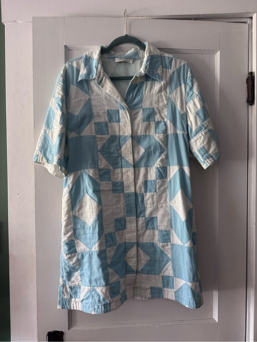 SEA New York Quilted Shift T shirt Dress